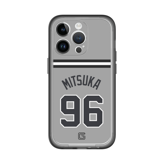 スリムプロテクションプレミアムケース［ 読売ジャイアンツ - #96 MITSUKA -ビジター ］