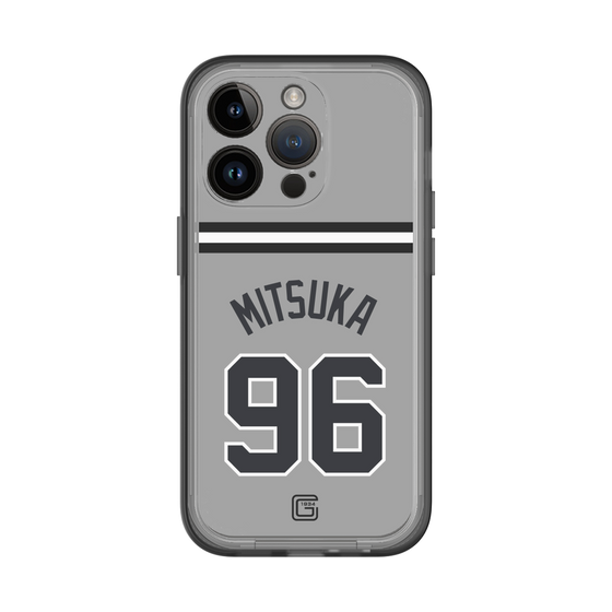 スリムプロテクションプレミアムケース［ 読売ジャイアンツ - #96 MITSUKA -ビジター ］