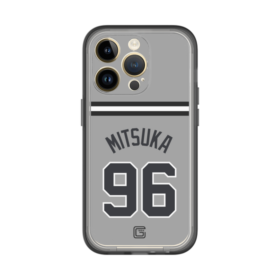 スリムプロテクションプレミアムケース［ 読売ジャイアンツ - #96 MITSUKA -ビジター ］