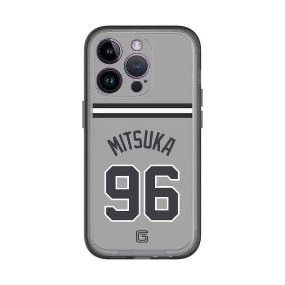 スリムプロテクションプレミアムケース［ 読売ジャイアンツ - #96 MITSUKA -ビジター ］