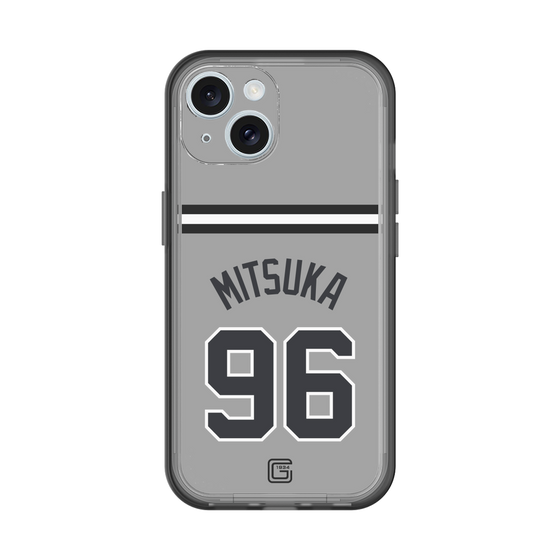 スリムプロテクションプレミアムケース［ 読売ジャイアンツ - #96 MITSUKA -ビジター ］