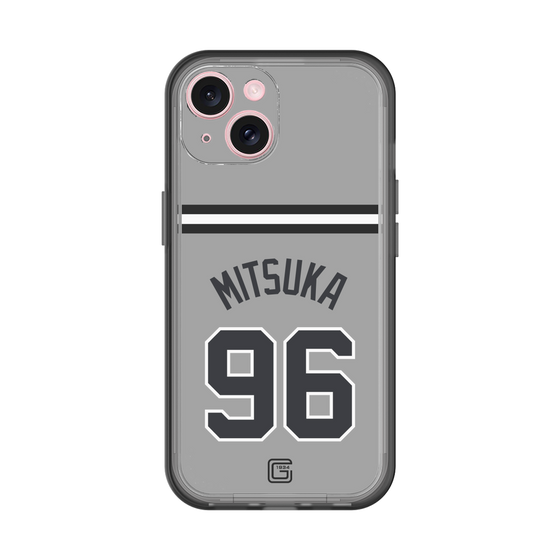 スリムプロテクションプレミアムケース［ 読売ジャイアンツ - #96 MITSUKA -ビジター ］