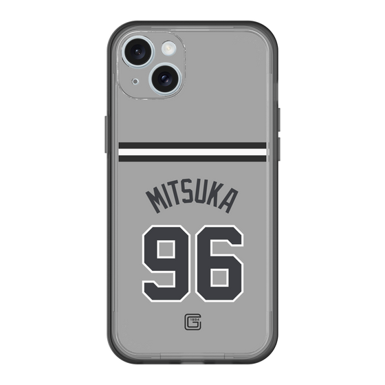 スリムプロテクションプレミアムケース［ 読売ジャイアンツ - #96 MITSUKA -ビジター ］