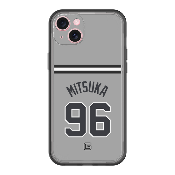 スリムプロテクションプレミアムケース［ 読売ジャイアンツ - #96 MITSUKA -ビジター ］