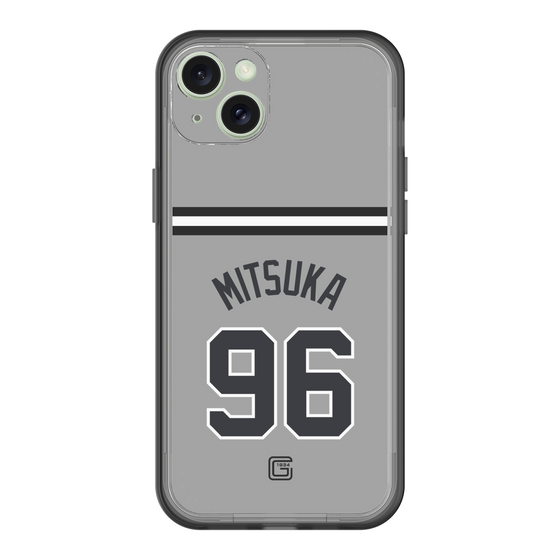 スリムプロテクションプレミアムケース［ 読売ジャイアンツ - #96 MITSUKA -ビジター ］