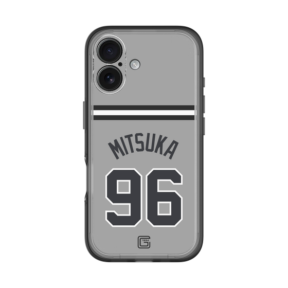 スリムプロテクションプレミアムケース［ 読売ジャイアンツ - #96 MITSUKA -ビジター ］