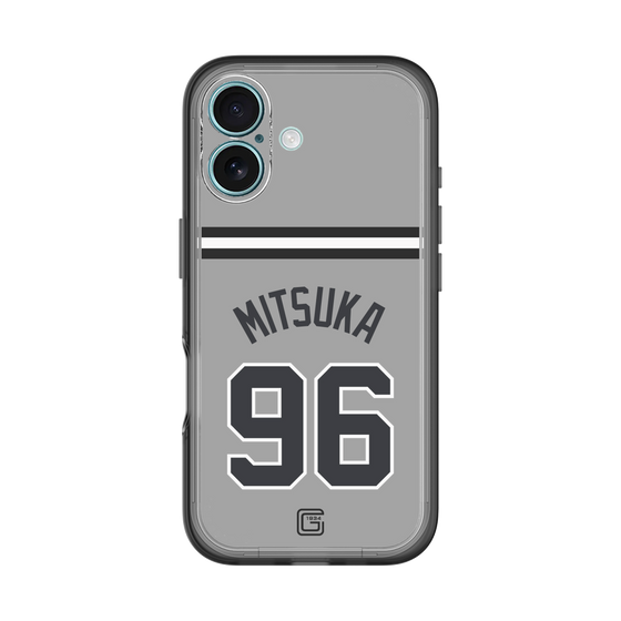 スリムプロテクションプレミアムケース［ 読売ジャイアンツ - #96 MITSUKA -ビジター ］