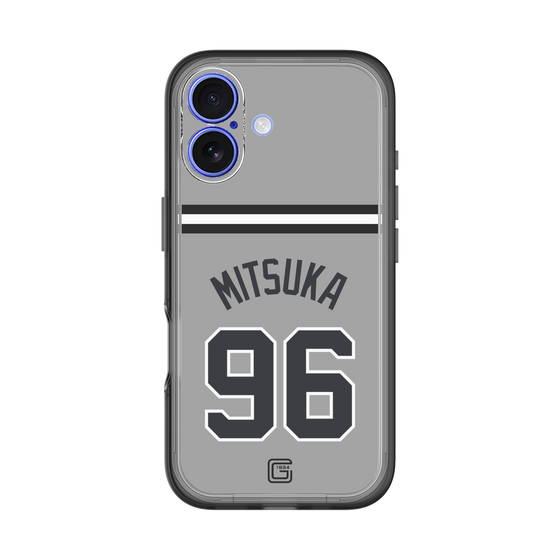 スリムプロテクションプレミアムケース［ 読売ジャイアンツ - #96 MITSUKA -ビジター ］