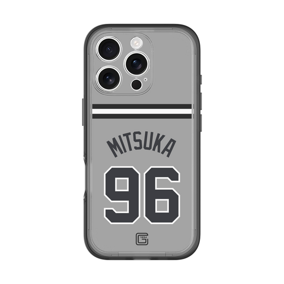スリムプロテクションプレミアムケース［ 読売ジャイアンツ - #96 MITSUKA -ビジター ］