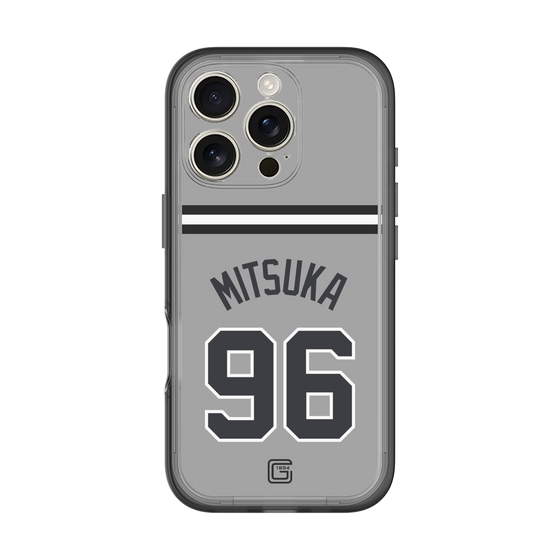 スリムプロテクションプレミアムケース［ 読売ジャイアンツ - #96 MITSUKA -ビジター ］