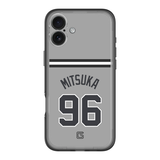 スリムプロテクションプレミアムケース［ 読売ジャイアンツ - #96 MITSUKA -ビジター ］