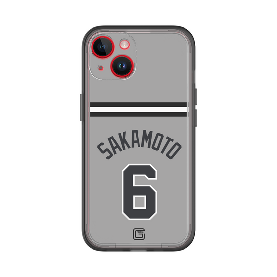スリムプロテクションプレミアムケース［ 読売ジャイアンツ - #6 SAKAMOTO - ビジター ］