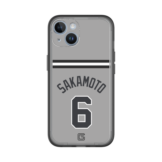 スリムプロテクションプレミアムケース［ 読売ジャイアンツ - #6 SAKAMOTO - ビジター ］