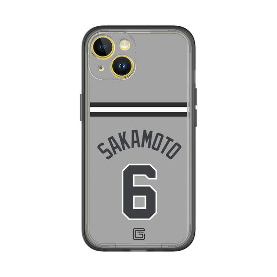スリムプロテクションプレミアムケース［ 読売ジャイアンツ - #6 SAKAMOTO - ビジター ］