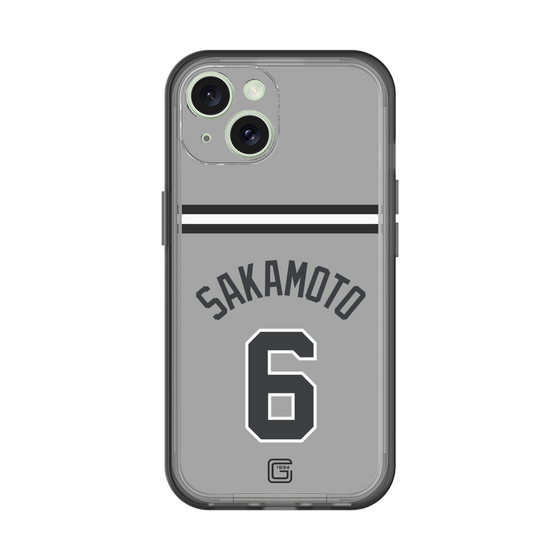 スリムプロテクションプレミアムケース［ 読売ジャイアンツ - #6 SAKAMOTO - ビジター ］