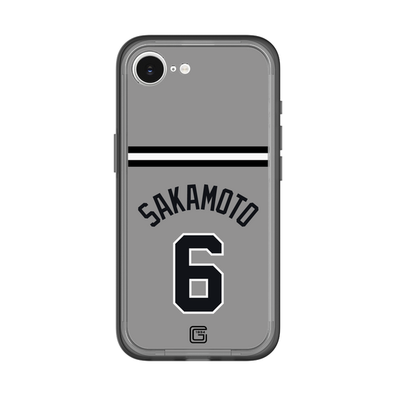 スリムプロテクションプレミアムケース［ 読売ジャイアンツ - #6 SAKAMOTO - ビジター ］