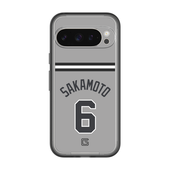 スリムプロテクションプレミアムケース［ 読売ジャイアンツ - #6 SAKAMOTO - ビジター ］