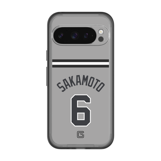 スリムプロテクションプレミアムケース［ 読売ジャイアンツ - #6 SAKAMOTO - ビジター ］