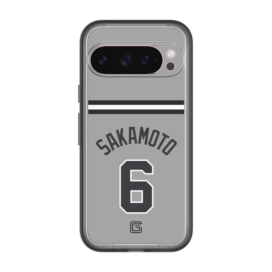 スリムプロテクションプレミアムケース［ 読売ジャイアンツ - #6 SAKAMOTO - ビジター ］