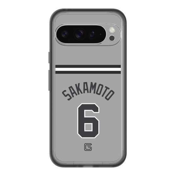 スリムプロテクションプレミアムケース［ 読売ジャイアンツ - #6 SAKAMOTO - ビジター ］