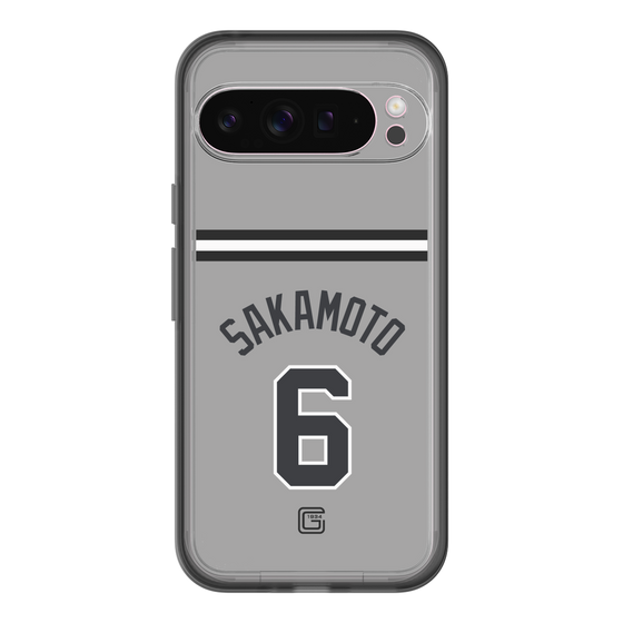 スリムプロテクションプレミアムケース［ 読売ジャイアンツ - #6 SAKAMOTO - ビジター ］