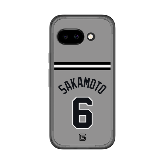 スリムプロテクションプレミアムケース［ 読売ジャイアンツ - #6 SAKAMOTO - ビジター ］