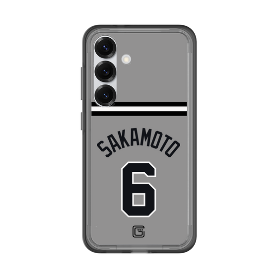 スリムプロテクションプレミアムケース［ 読売ジャイアンツ - #6 SAKAMOTO - ビジター ］