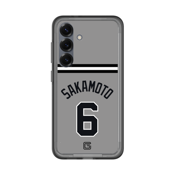 スリムプロテクションプレミアムケース［ 読売ジャイアンツ - #6 SAKAMOTO - ビジター ］