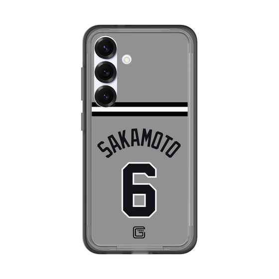 スリムプロテクションプレミアムケース［ 読売ジャイアンツ - #6 SAKAMOTO - ビジター ］