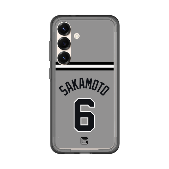 スリムプロテクションプレミアムケース［ 読売ジャイアンツ - #6 SAKAMOTO - ビジター ］