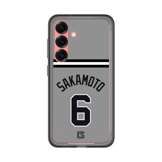 スリムプロテクションプレミアムケース［ 読売ジャイアンツ - #6 SAKAMOTO - ビジター ］