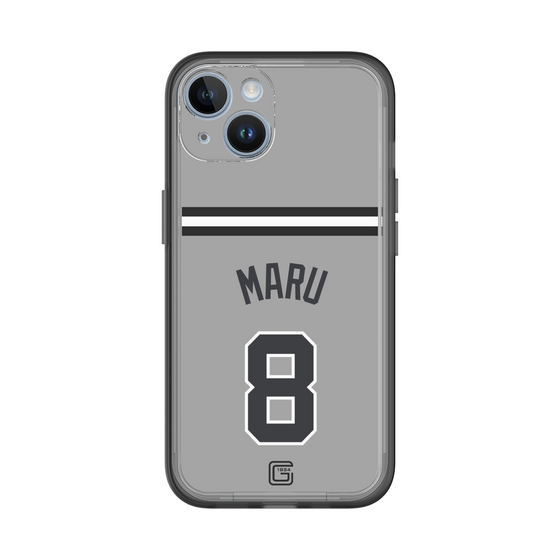 スリムプロテクションプレミアムケース［ 読売ジャイアンツ - #8 MARU - ビジター ］