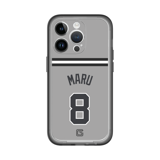 スリムプロテクションプレミアムケース［ 読売ジャイアンツ - #8 MARU - ビジター ］