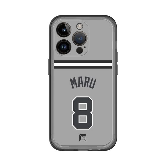 スリムプロテクションプレミアムケース［ 読売ジャイアンツ - #8 MARU - ビジター ］