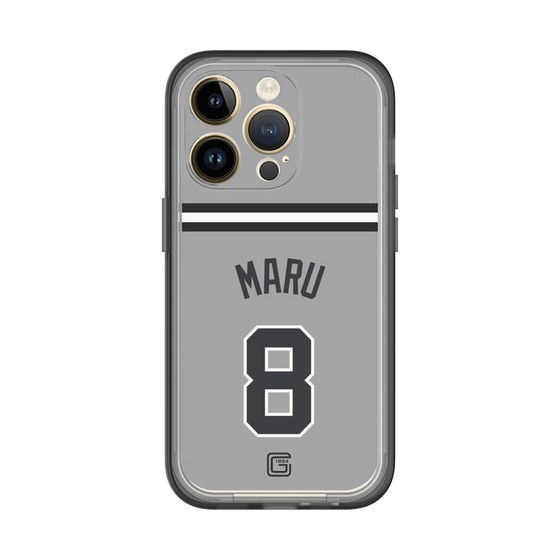 スリムプロテクションプレミアムケース［ 読売ジャイアンツ - #8 MARU - ビジター ］
