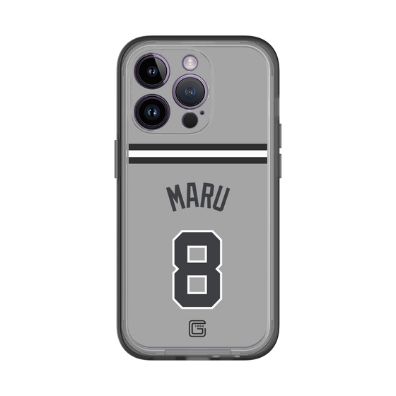 スリムプロテクションプレミアムケース［ 読売ジャイアンツ - #8 MARU - ビジター ］
