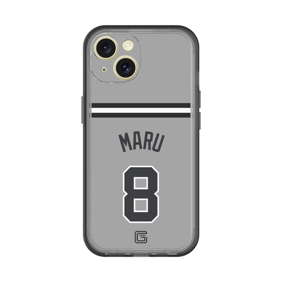 スリムプロテクションプレミアムケース［ 読売ジャイアンツ - #8 MARU - ビジター ］