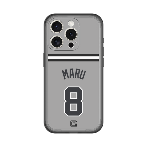 スリムプロテクションプレミアムケース［ 読売ジャイアンツ - #8 MARU - ビジター ］