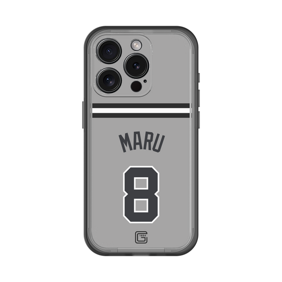 スリムプロテクションプレミアムケース［ 読売ジャイアンツ - #8 MARU - ビジター ］