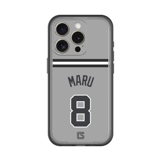 スリムプロテクションプレミアムケース［ 読売ジャイアンツ - #8 MARU - ビジター ］