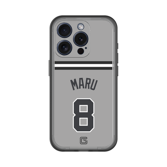スリムプロテクションプレミアムケース［ 読売ジャイアンツ - #8 MARU - ビジター ］