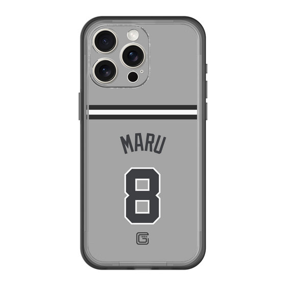 スリムプロテクションプレミアムケース［ 読売ジャイアンツ - #8 MARU - ビジター ］