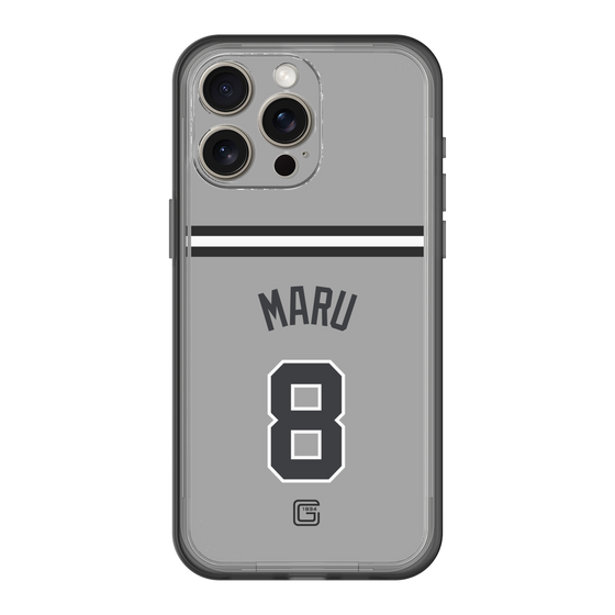スリムプロテクションプレミアムケース［ 読売ジャイアンツ - #8 MARU - ビジター ］