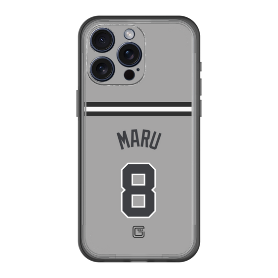 スリムプロテクションプレミアムケース［ 読売ジャイアンツ - #8 MARU - ビジター ］
