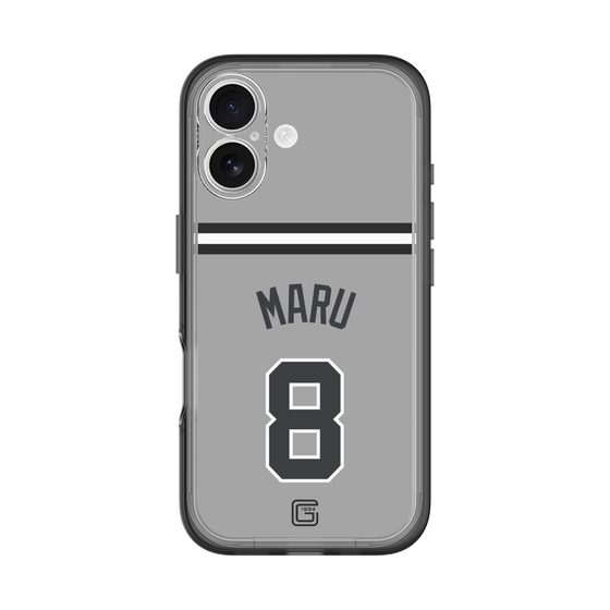 スリムプロテクションプレミアムケース［ 読売ジャイアンツ - #8 MARU - ビジター ］