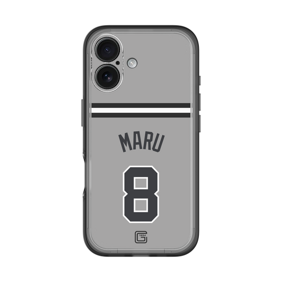 スリムプロテクションプレミアムケース［ 読売ジャイアンツ - #8 MARU - ビジター ］