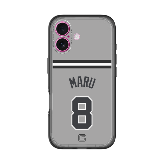 スリムプロテクションプレミアムケース［ 読売ジャイアンツ - #8 MARU - ビジター ］