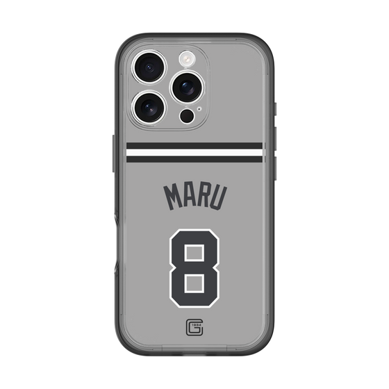 スリムプロテクションプレミアムケース［ 読売ジャイアンツ - #8 MARU - ビジター ］