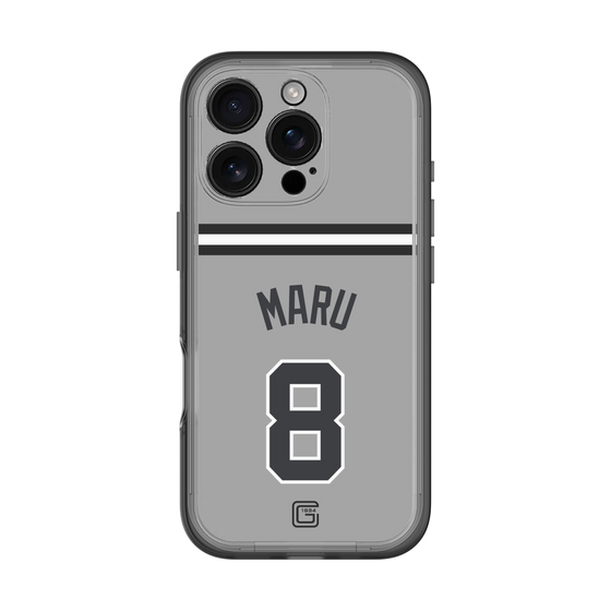 スリムプロテクションプレミアムケース［ 読売ジャイアンツ - #8 MARU - ビジター ］