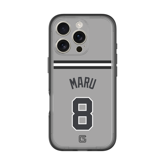スリムプロテクションプレミアムケース［ 読売ジャイアンツ - #8 MARU - ビジター ］